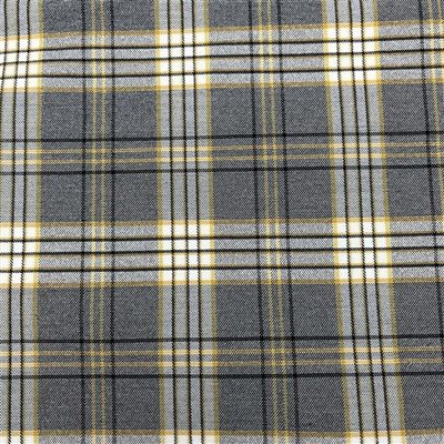Check Yarn-Dye Bengaline Woven Fabric