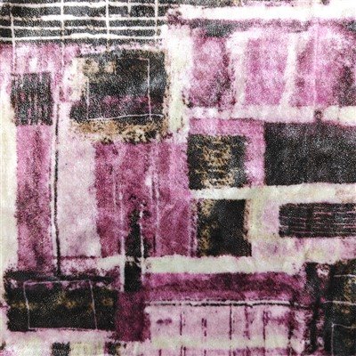 Printed Bronzing Velvet Knit Fabric