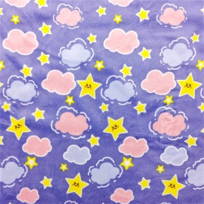 Printed Deluxe Velvet Fleece Knit Fabric