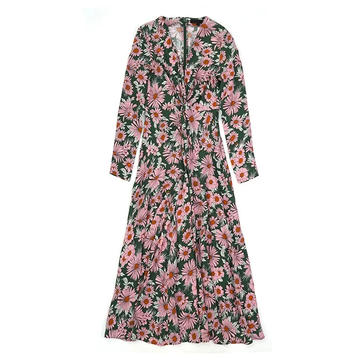 Long Sleeve Floral Dress