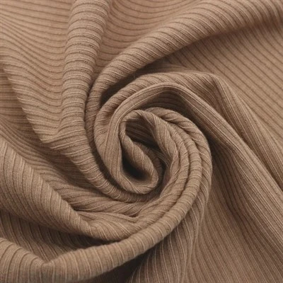 Solid Rib Knit Fabric