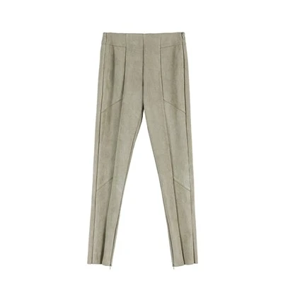 Suede Pants