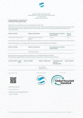 CERTIFICATES